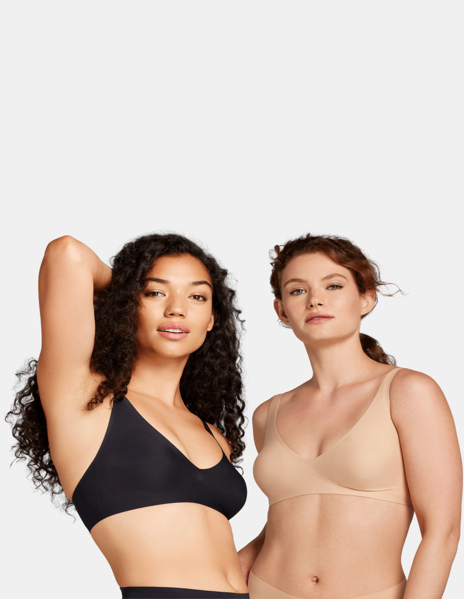 Pack Duo confort invisible Noir & Beige